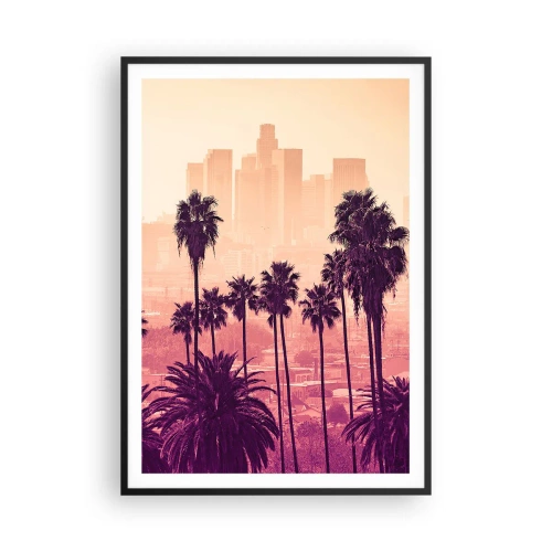 Poster in een zwarte lijst - Californisch landschap - 70x100 cm