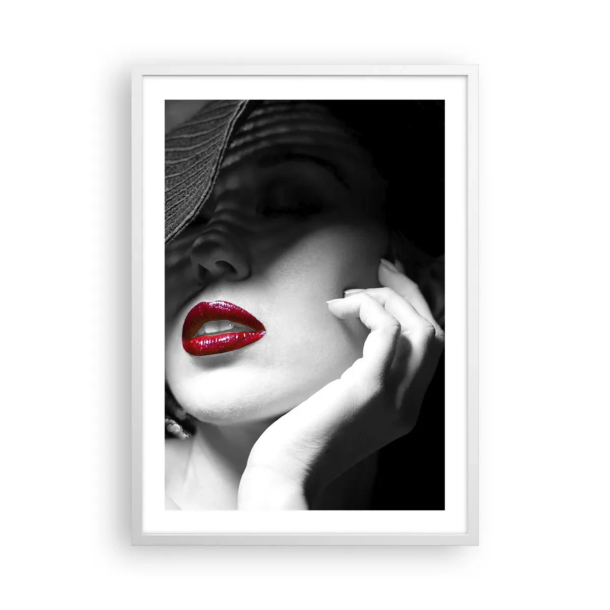 Poster in een witte lijst - Een studie in scharlaken - 50x70 cm