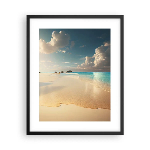 Poster in een zwarte lijst - Een droomdag - 40x50 cm