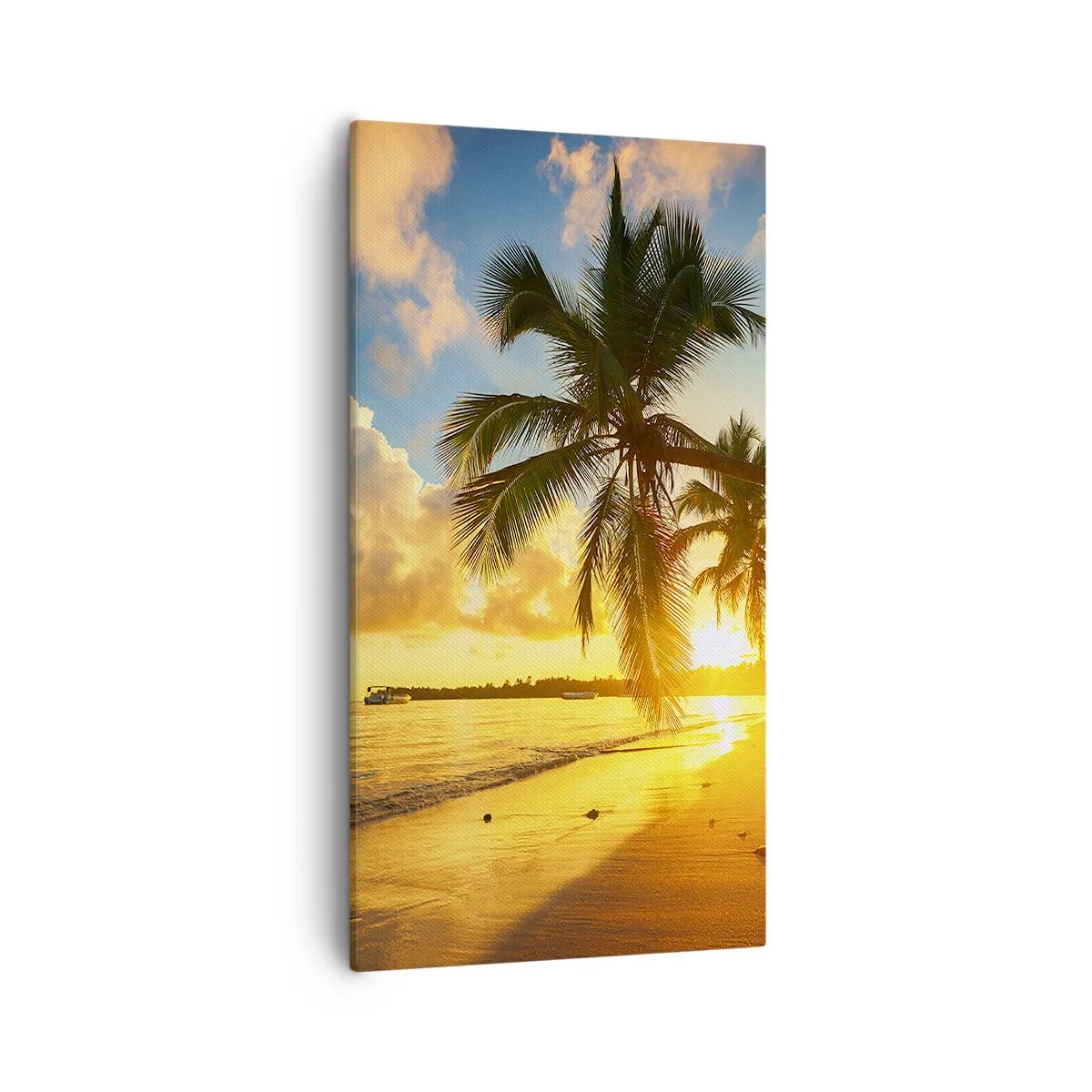 Schilderen op canvas - Caribische droom - 55x100 cm