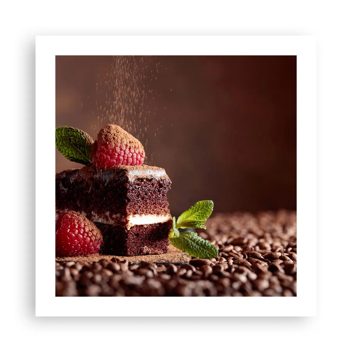 Poster - Het leven is zoet - 50x50 cm