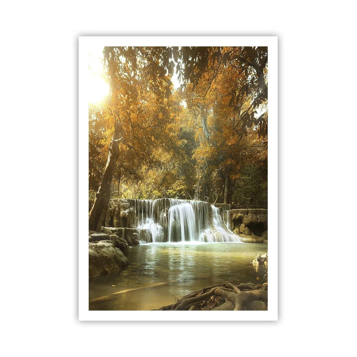 Poster - Park cascade - 70x100 cm