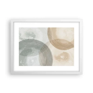 Poster in een witte lijst - Indringende werelden - 40x30 cm