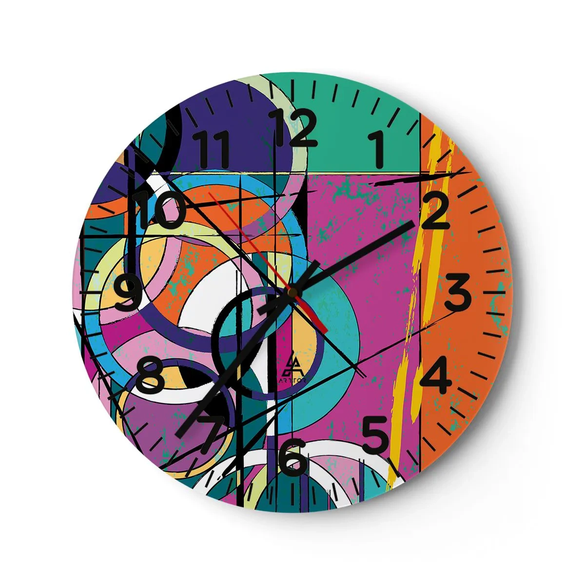 Wandklok - Klok - Wiel voor wiel - 40x40 cm