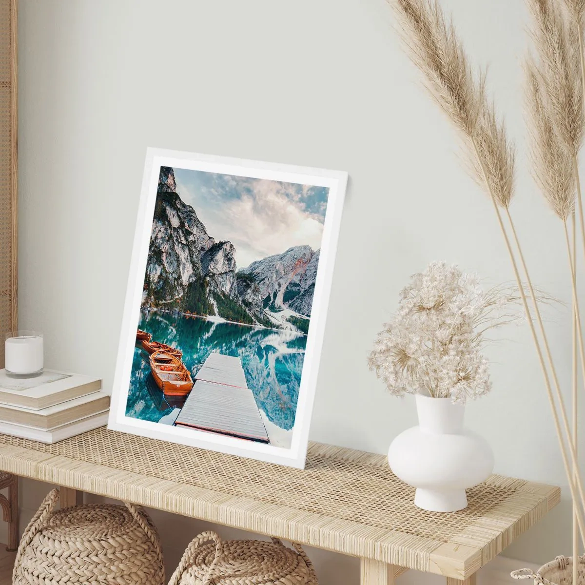 Poster in een witte lijst - We zullen je schoonheid laten zien - 40x50 cm