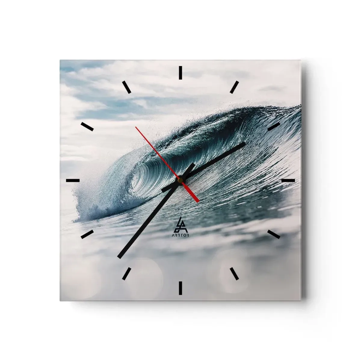 Wandklok - Klok - Waterpiek - 30x30 cm