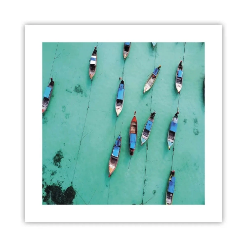 Poster - In blijde verwachting - 40x40 cm