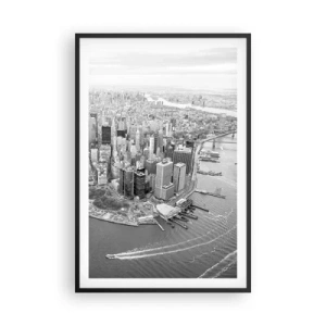 Poster in een zwarte lijst - Hoe niet lief te hebben? - 61x91 cm