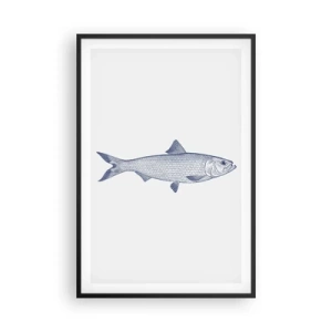 Poster in een zwarte lijst - Groeten uit de noordelijke zeeën - 61x91 cm