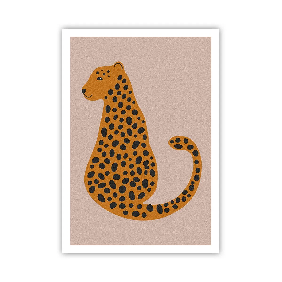 Poster - Luipaardprint is een modieus print - 70x100 cm
