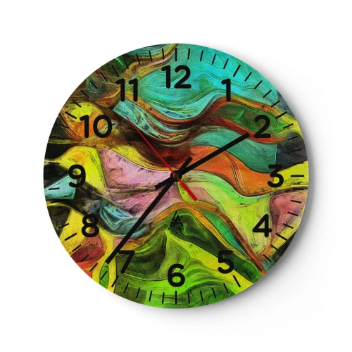 Wandklok - Klok - Beweging is leven - 30x30 cm