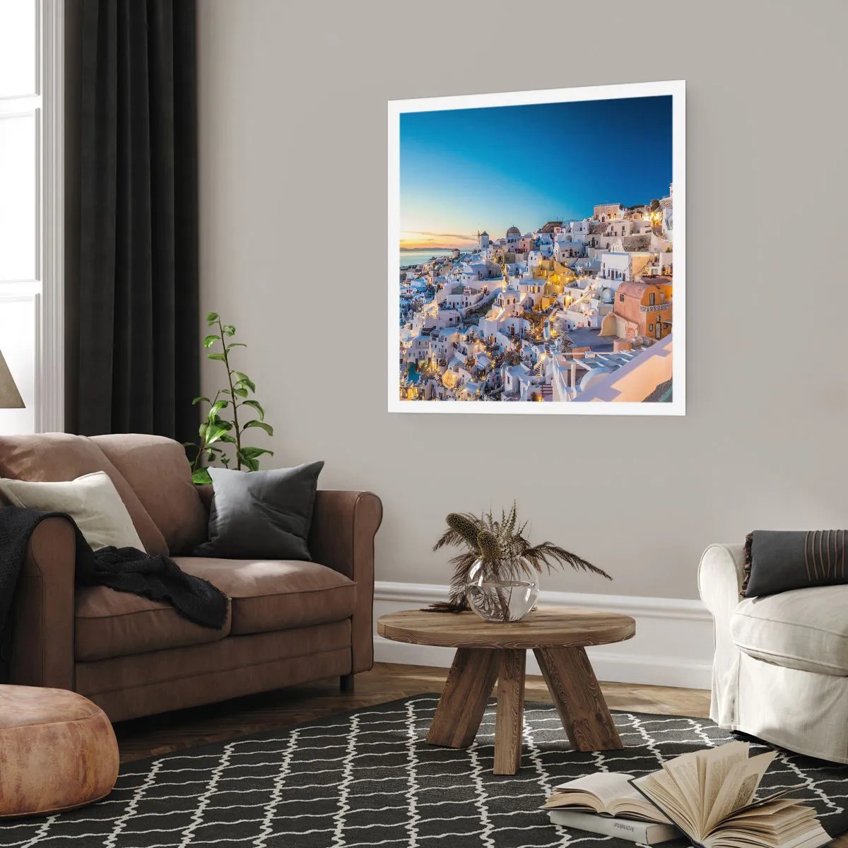 Poster - De essentie van Grieksheid - 30x30 cm