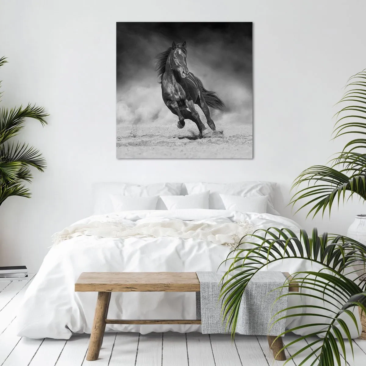 Schilderen op canvas - De emir zelf waardig - 70x70 cm