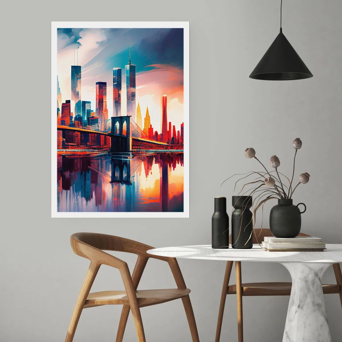 Poster - Een droomachtig New York - 61x91 cm