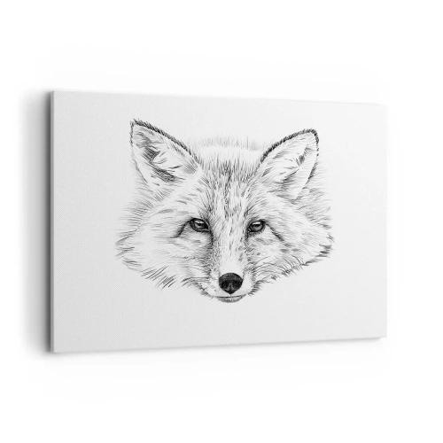 Schilderen op canvas - Kunnen deze ogen liegen? - 100x70 cm