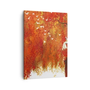 Schilderen op canvas - Zal hij met hen vliegen? - 50x70 cm