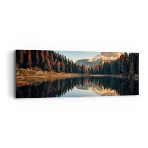 Schilderen op canvas - Dubbel landschap - 90x30 cm