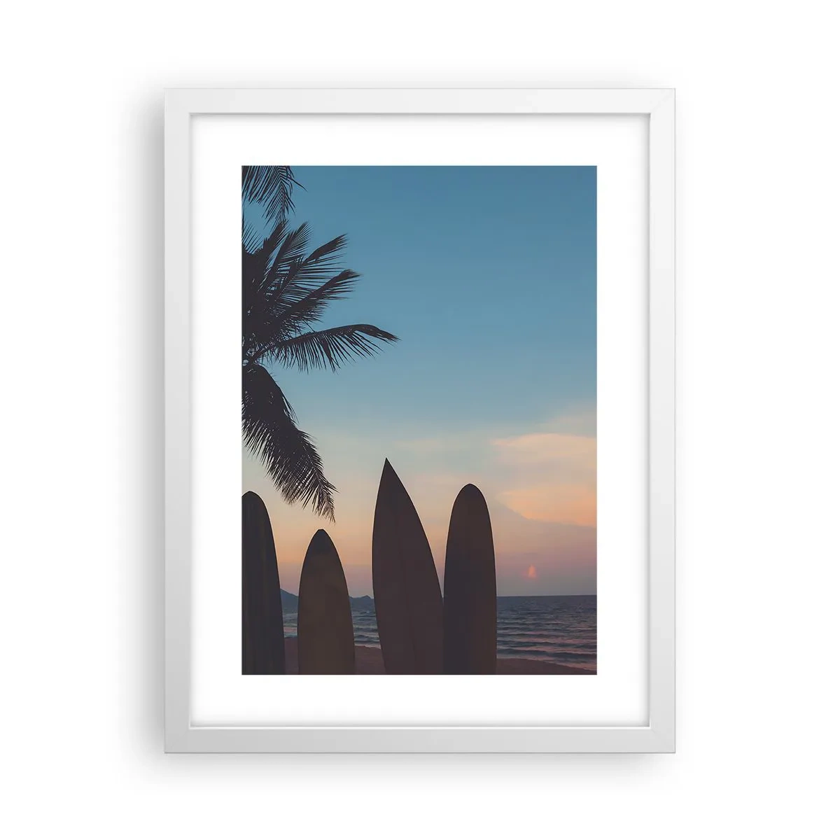 Poster in een witte lijst - Morgen wordt ook leuk - 30x40 cm