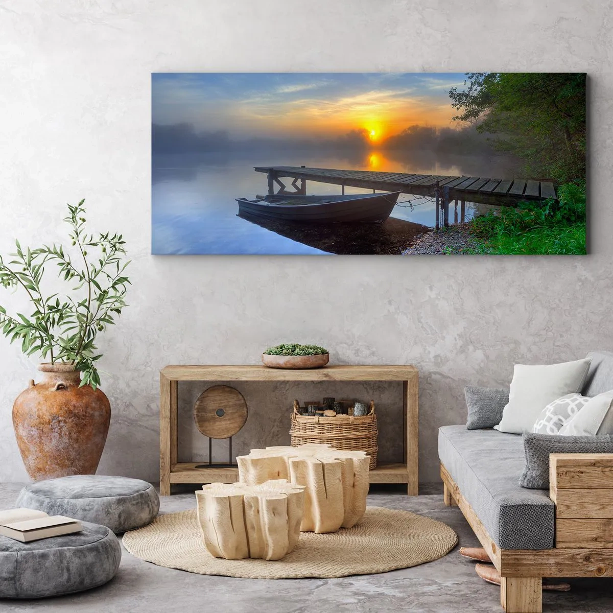 Schilderen op canvas - Hoe gewoon verandert in magie - 120x50 cm
