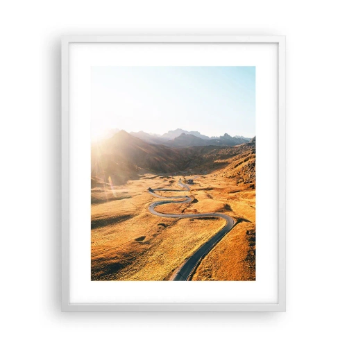 Poster in een witte lijst - In een gouden vallei - 40x50 cm