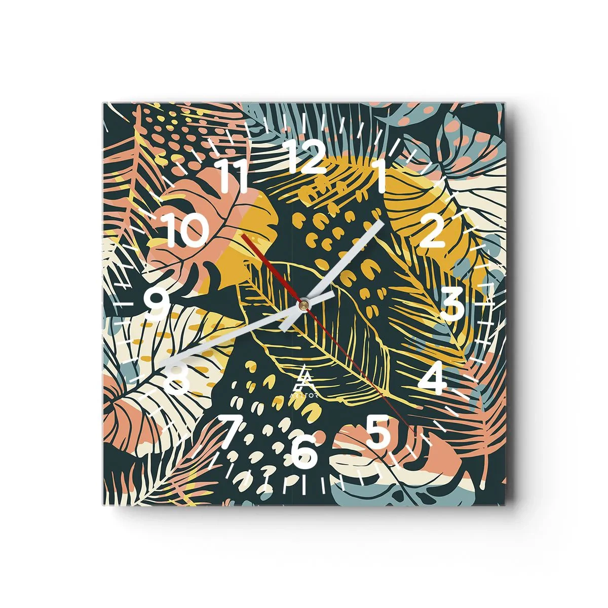 Wandklok - Klok - Lommerrijke fantasie - 40x40 cm