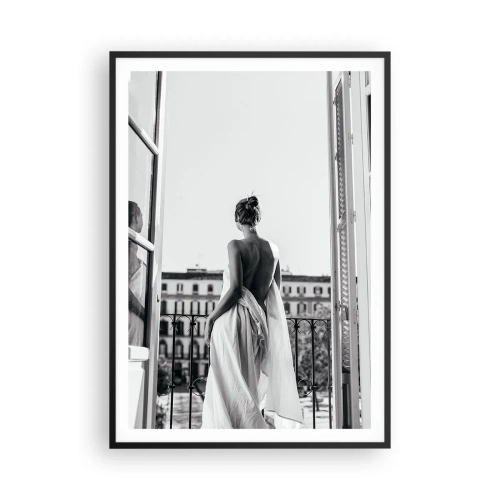 Poster in een zwarte lijst - De zintuigen wakker maken - 70x100 cm