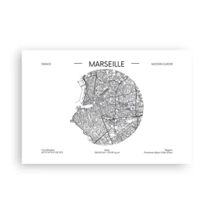 Poster - Anatomie van Marseille - 91x61 cm