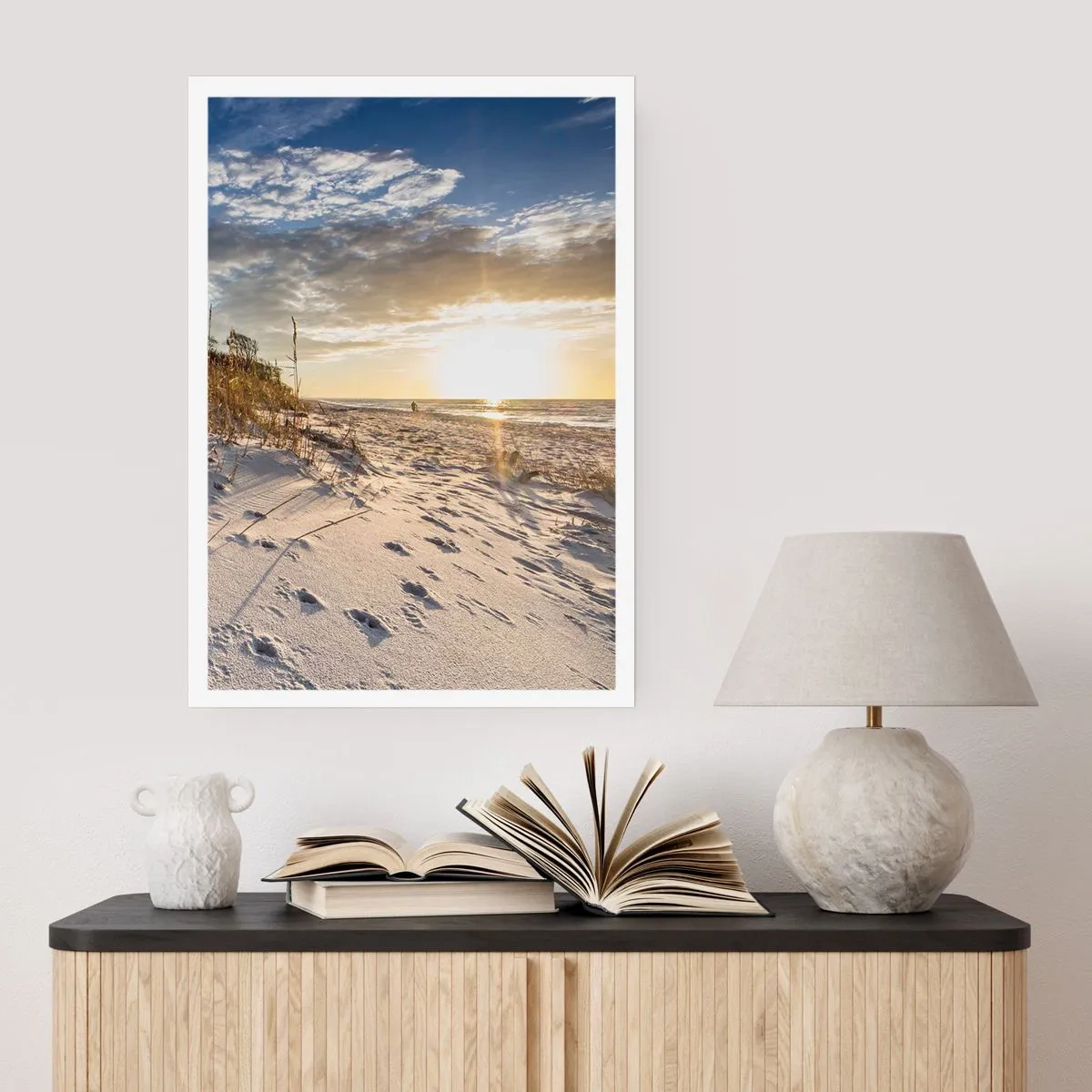 Poster - Een uitnodiging voor een wandeling - 30x40 cm