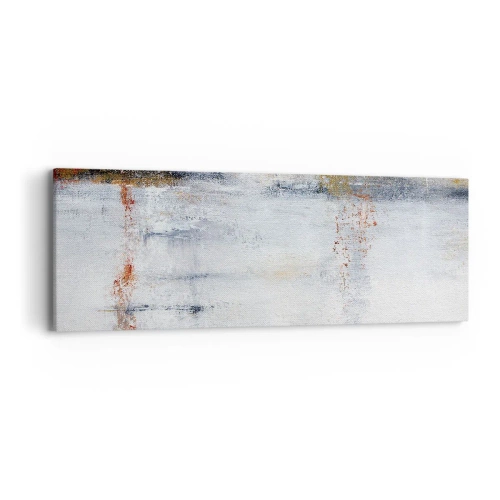 Schilderen op canvas - Achter de luchtgordijn - 90x30 cm