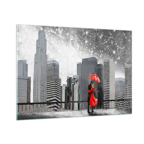 Schilderen op glas - De mens is geen steen - 100x70 cm