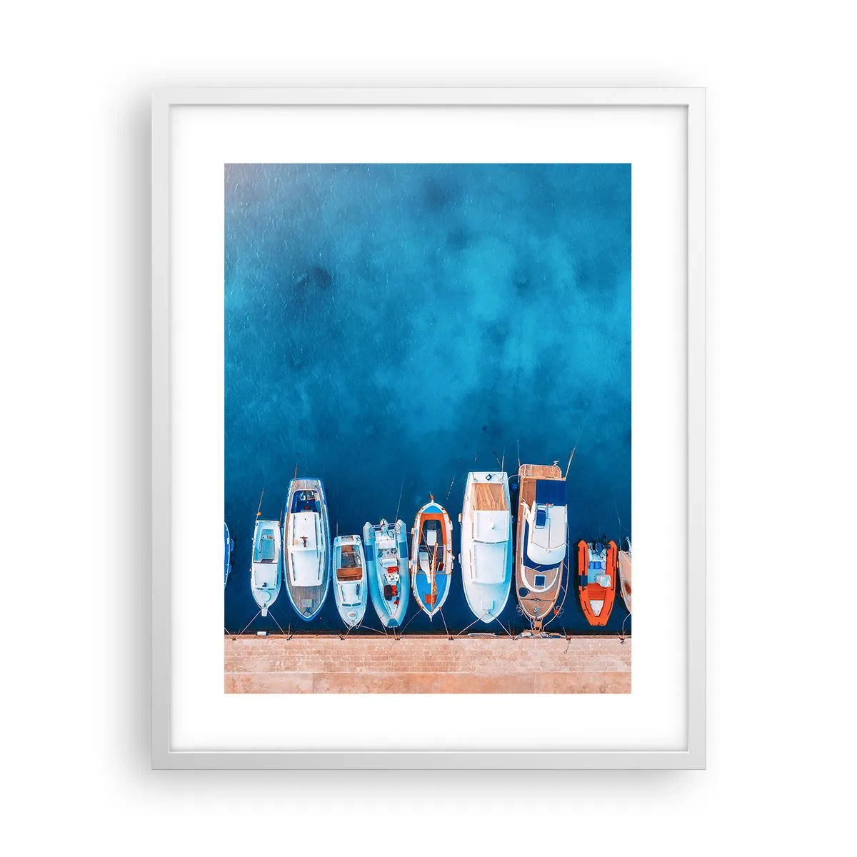 Poster in een witte lijst - In één rij - 40x50 cm