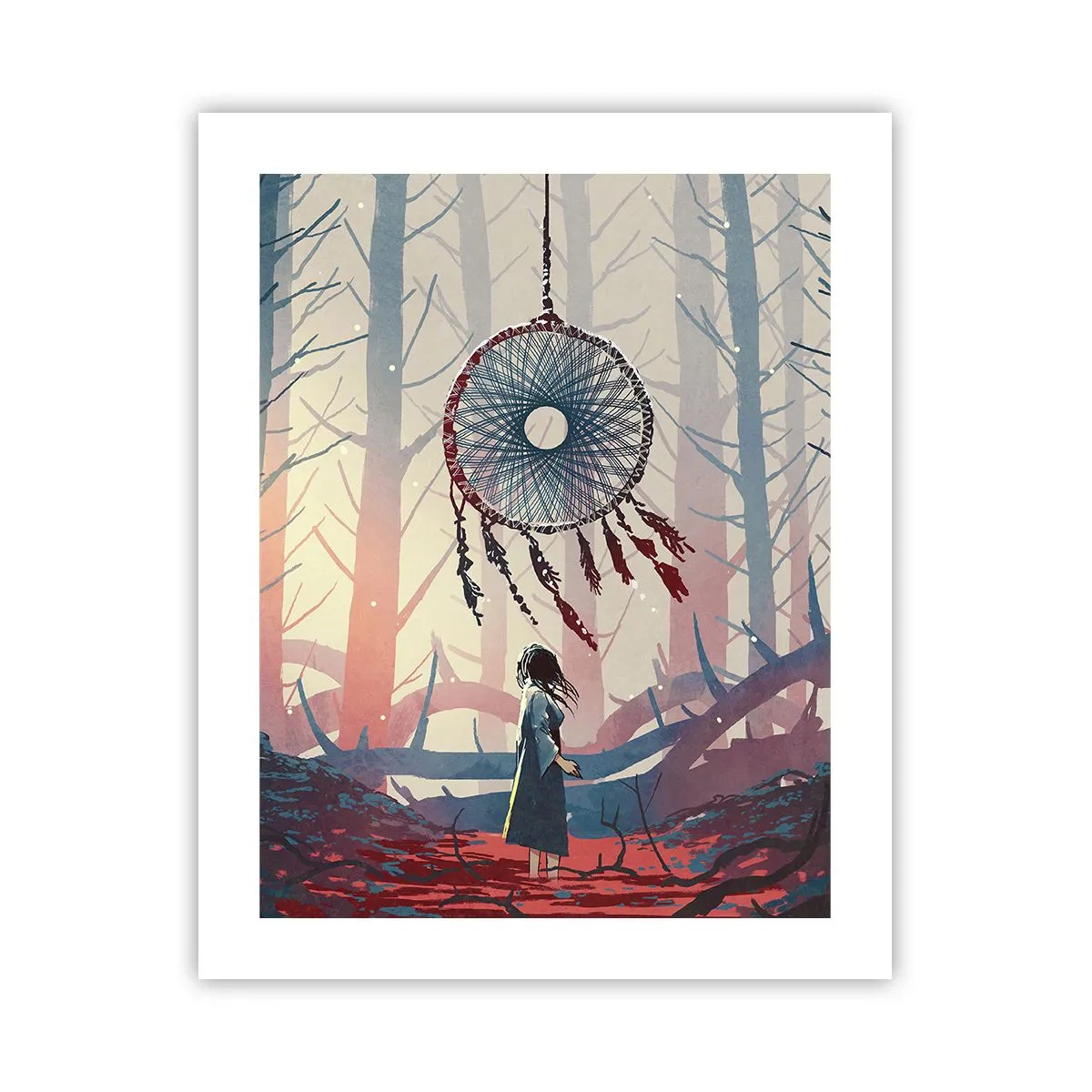 Poster - Een geheim ritueel van geluk - 40x50 cm