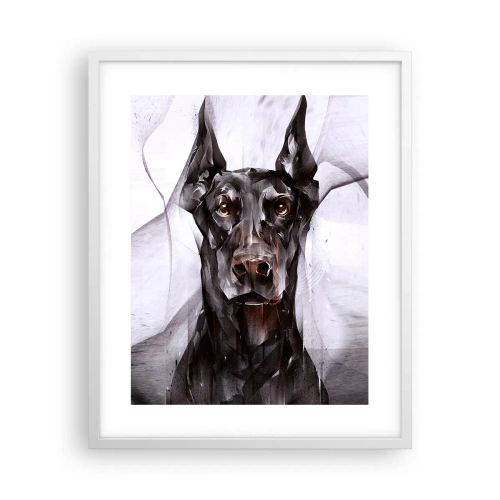 Poster in een witte lijst - Hooggeboren - 40x50 cm