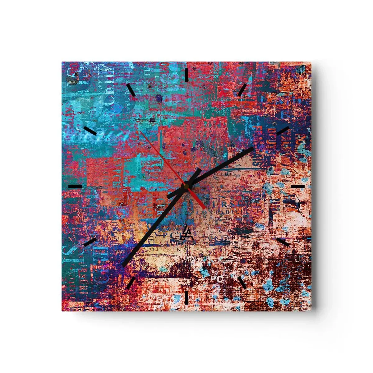 Wandklok - Klok - Geheugen en vergetelheid - 40x40 cm
