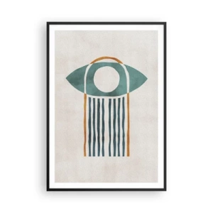 Poster in een zwarte lijst - Tekens en rituelen - 70x100 cm