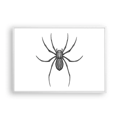 Poster in een witte lijst - Verontrustende precisie - 100x70 cm