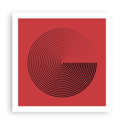 Poster - Circulaire beweging - 60x60 cm