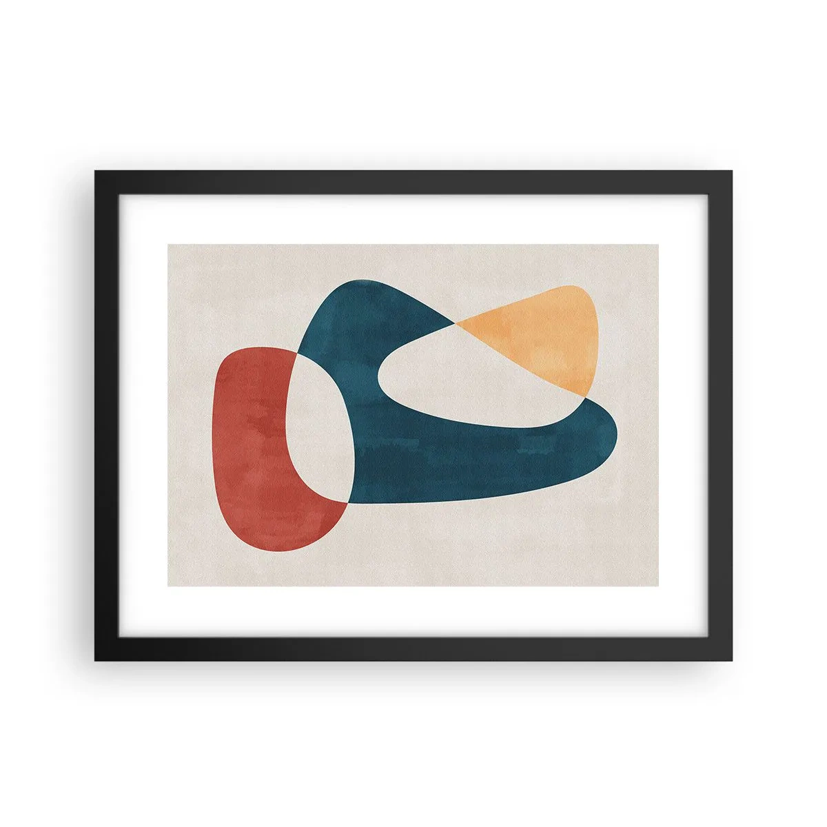 Poster in een zwarte lijst - Invloeden en metamorfoses - 40x30 cm