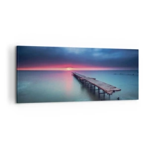 Schilderen op canvas - Tussen hemel en aarde - 120x50 cm