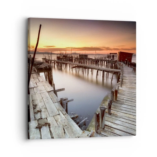 Schilderen op canvas - Authentiek, geen toeristendummy? - 30x30 cm