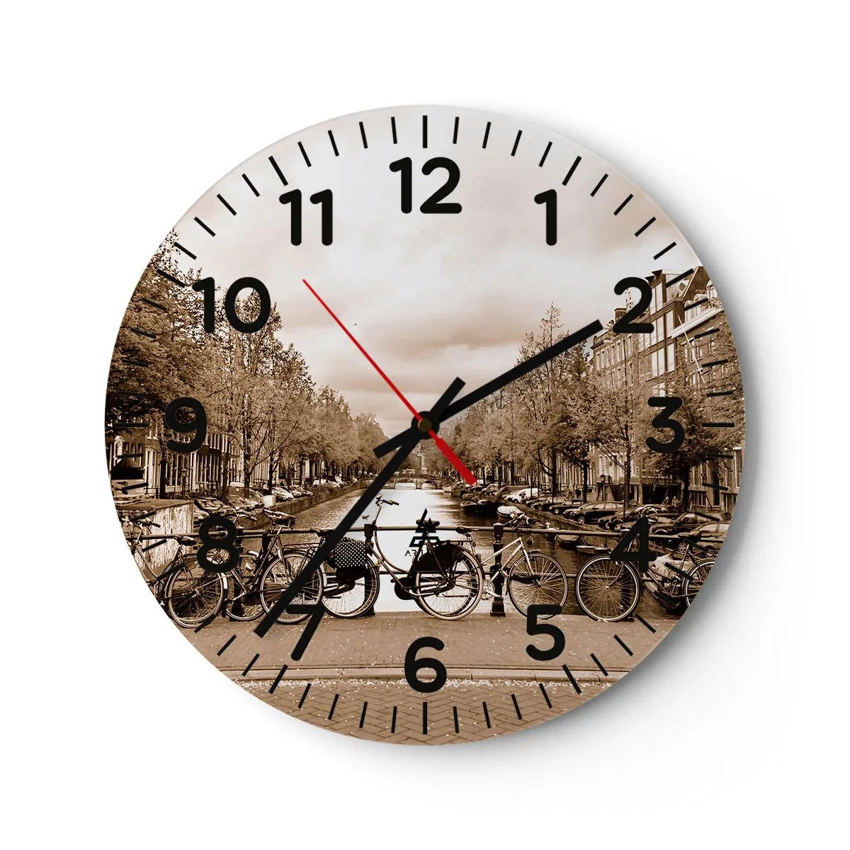 Wandklok - Klok - Hollandse sfeer - 30x30 cm
