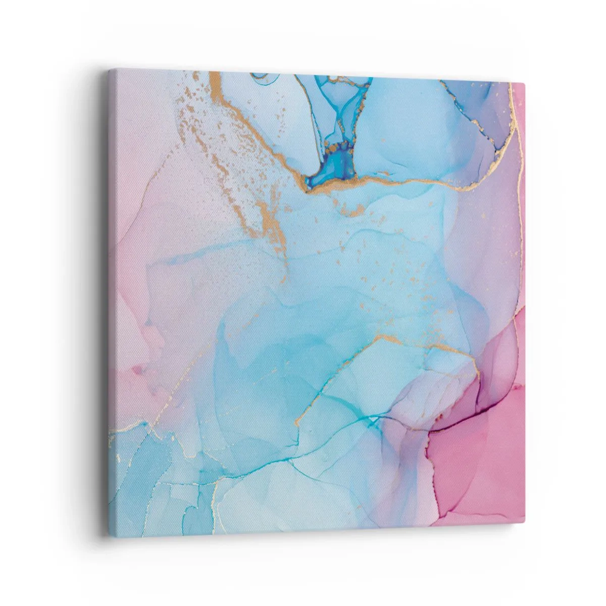 Schilderen op canvas - Ontmoeting en interpenetratie - 40x40 cm