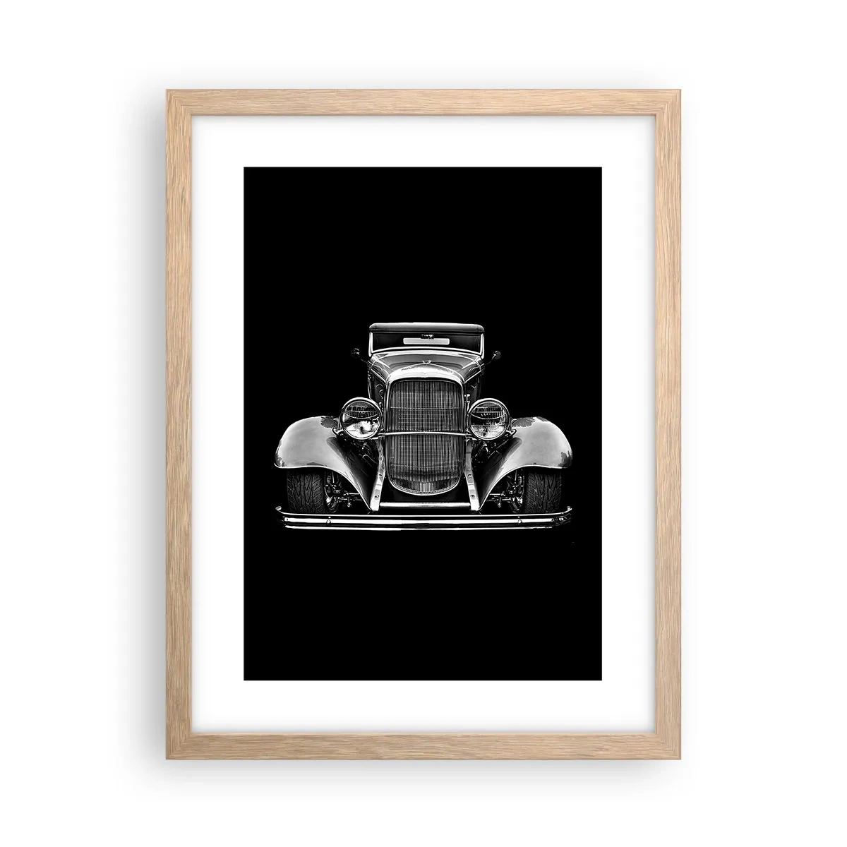 Een poster in een licht eiken lijst - Een echte gentleman - 30x40 cm