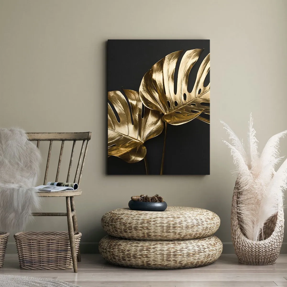 Schilderen op canvas - De schatten van de natuur - 55x100 cm