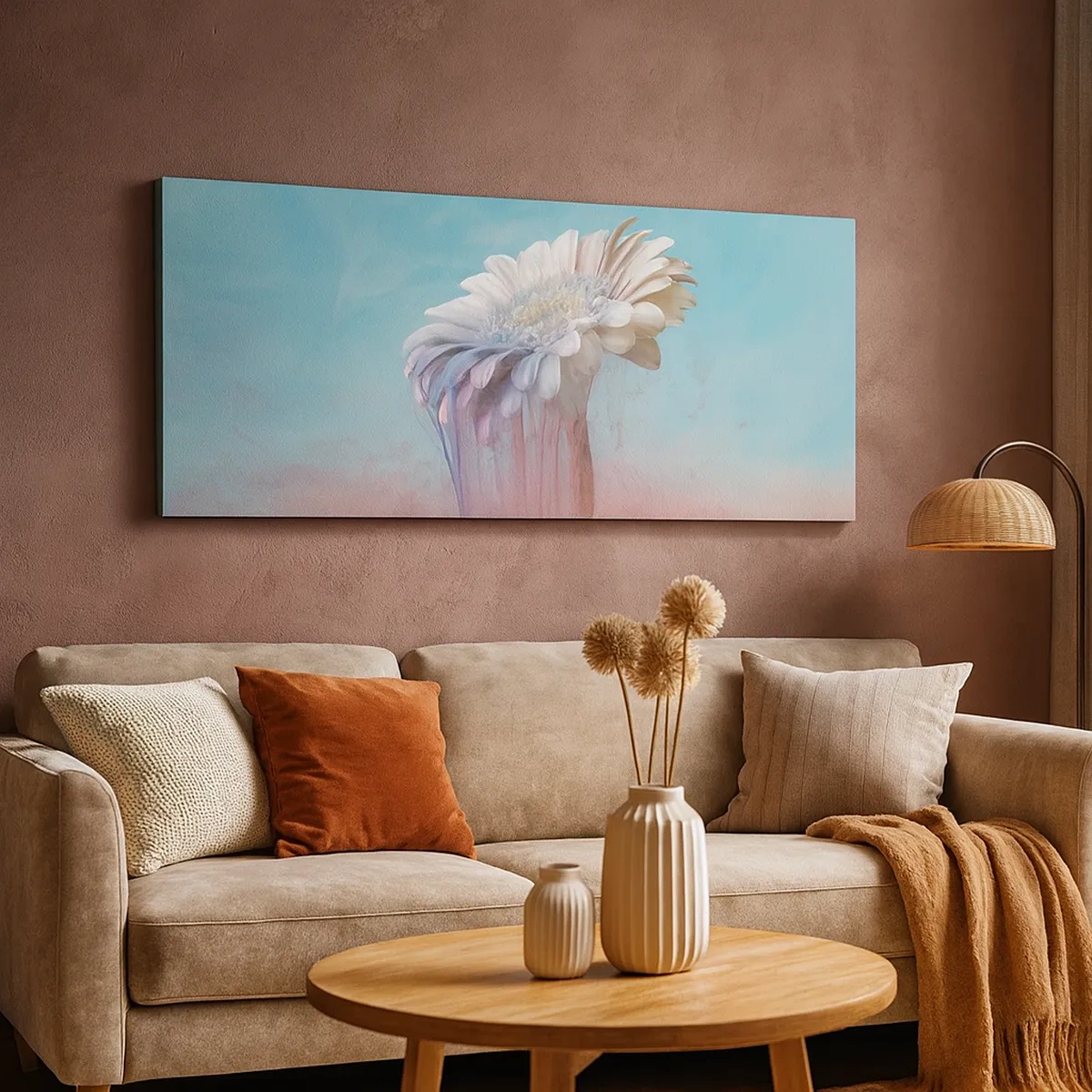 Schilderen op canvas - De bloemenonderwereld - 30x30 cm