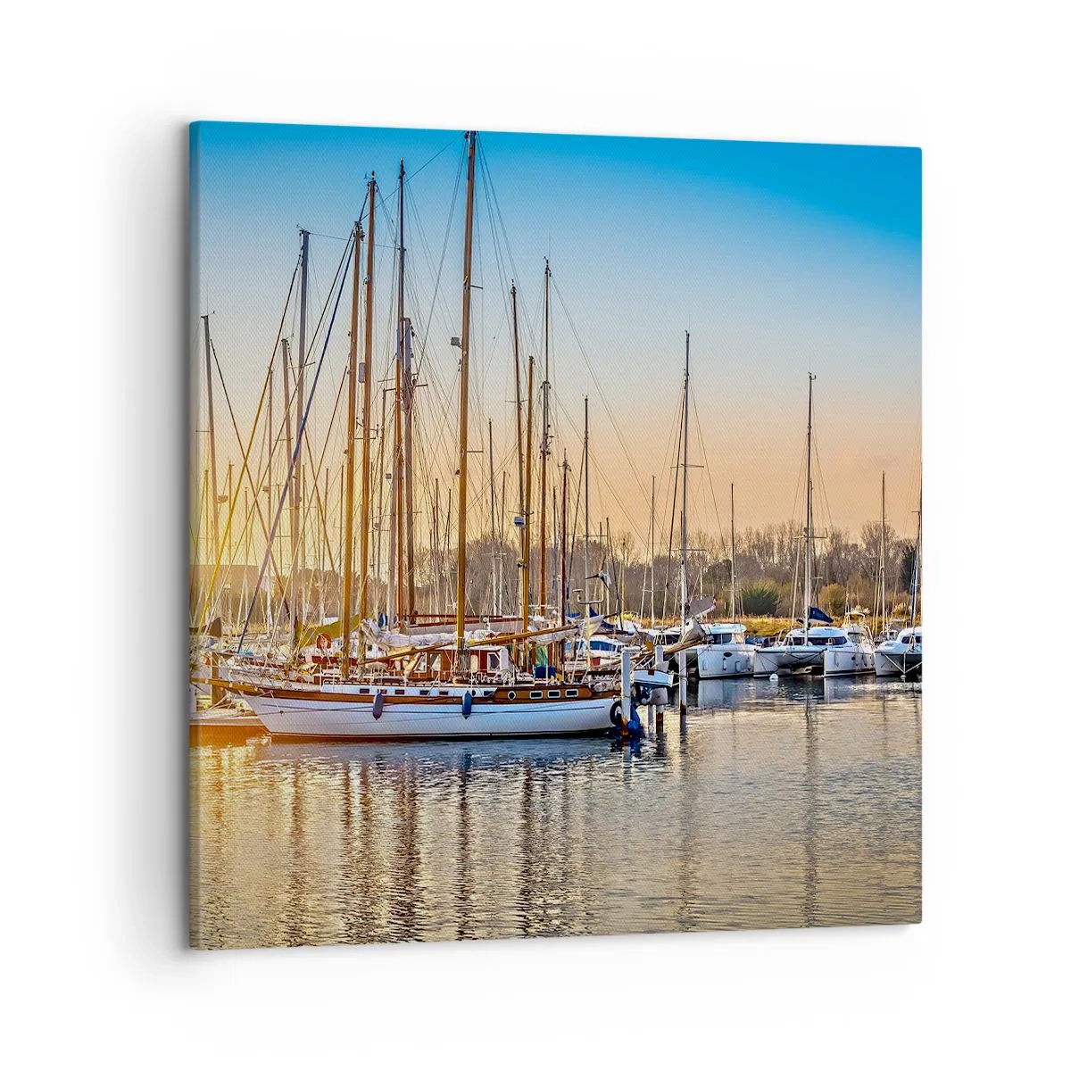 Schilderen op canvas - De wind moet ook slapen - 50x50 cm