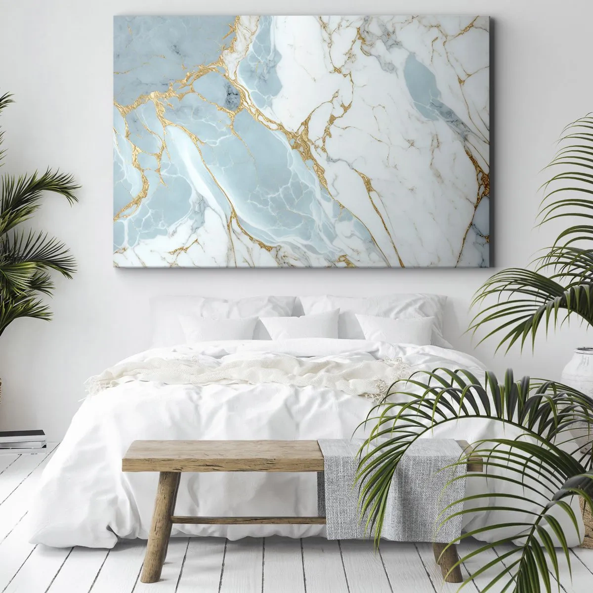 Schilderen op canvas - Rijkdom van steen - 120x80 cm