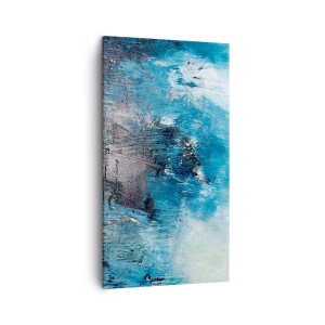 Schilderen op canvas - Rhapsody in Blauw - 45x80 cm