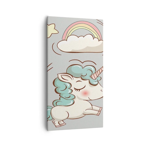 Schilderen op canvas - Ze bestaan ​​zeker... - 55x100 cm