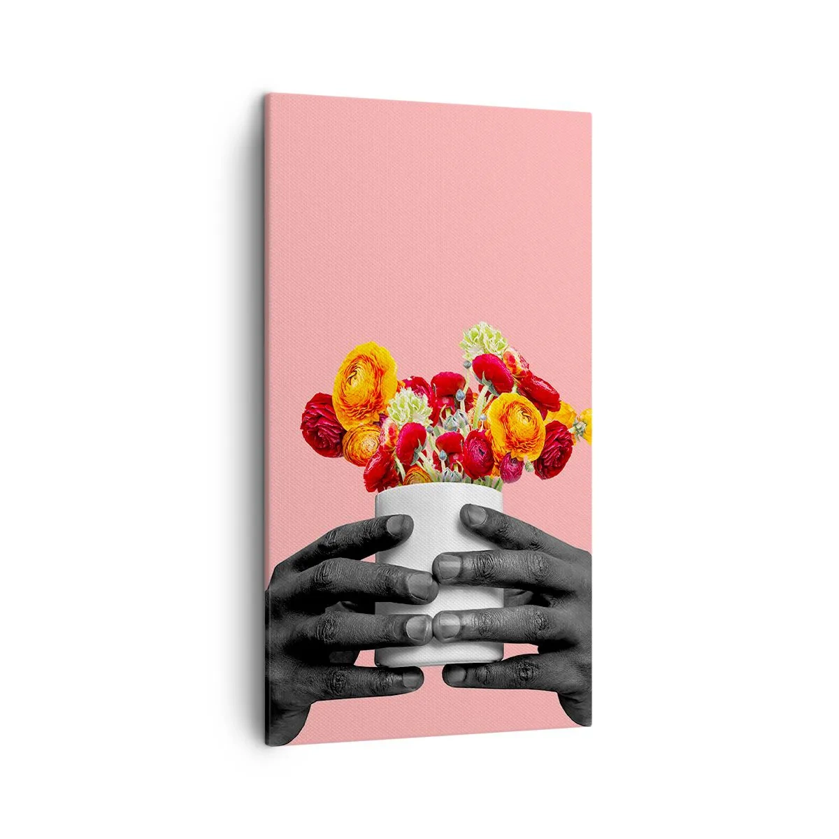 Schilderen op canvas - De apotheose van het leven - 45x80 cm
